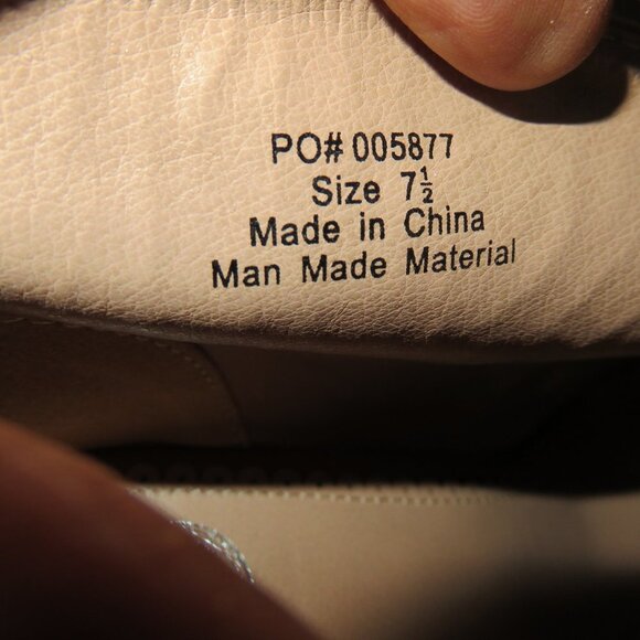 BOGO Tan Microsuede Faux Leather wrapped booties heels stilettos size 7.5 - Picture 13 of 15